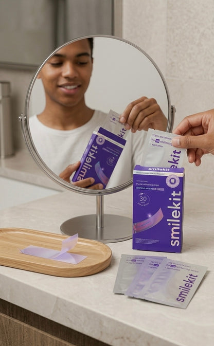 Smilekit - Bandes de Blanchiment Dentaire